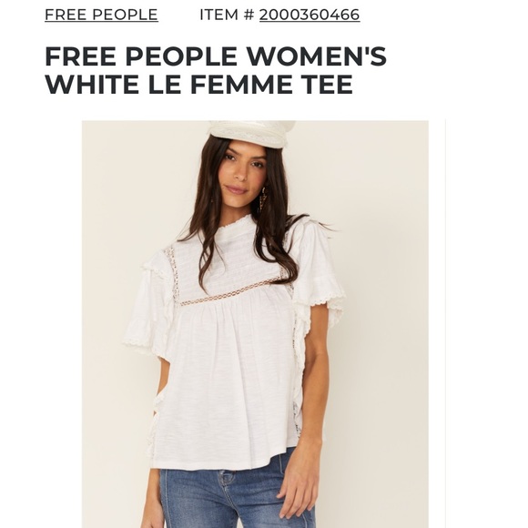 COPY - 👚FREE PEOPLE TEE SHIRT 👚 - Picture 8 of 11